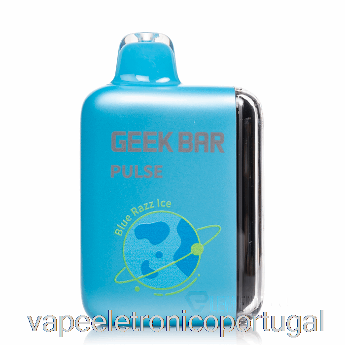 Vape Eletrônico Geek Bar Pulse 15000 Descartável Azul Razz Ice